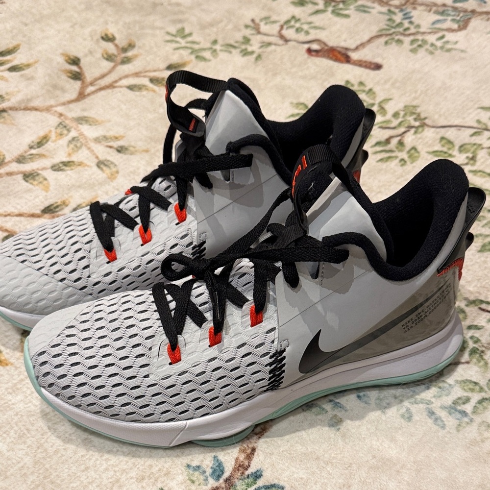 LeBron Witness V5, Men’s size 12 US. Never worn outside the home.